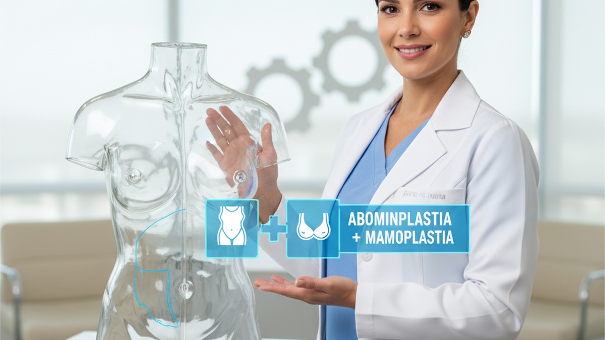 Imagem de Abdominoplastia - Abdominoplastia + Mamoplastia: Vantagens da Cirurgia Combinada