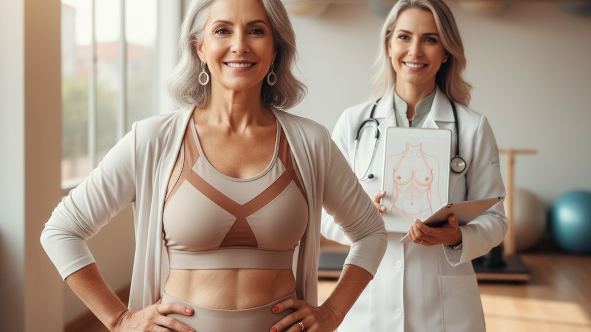 Imagem de Mamoplastia Redutora - Autoimagem após os 50: Como a Mamoplastia Redutora Ajuda