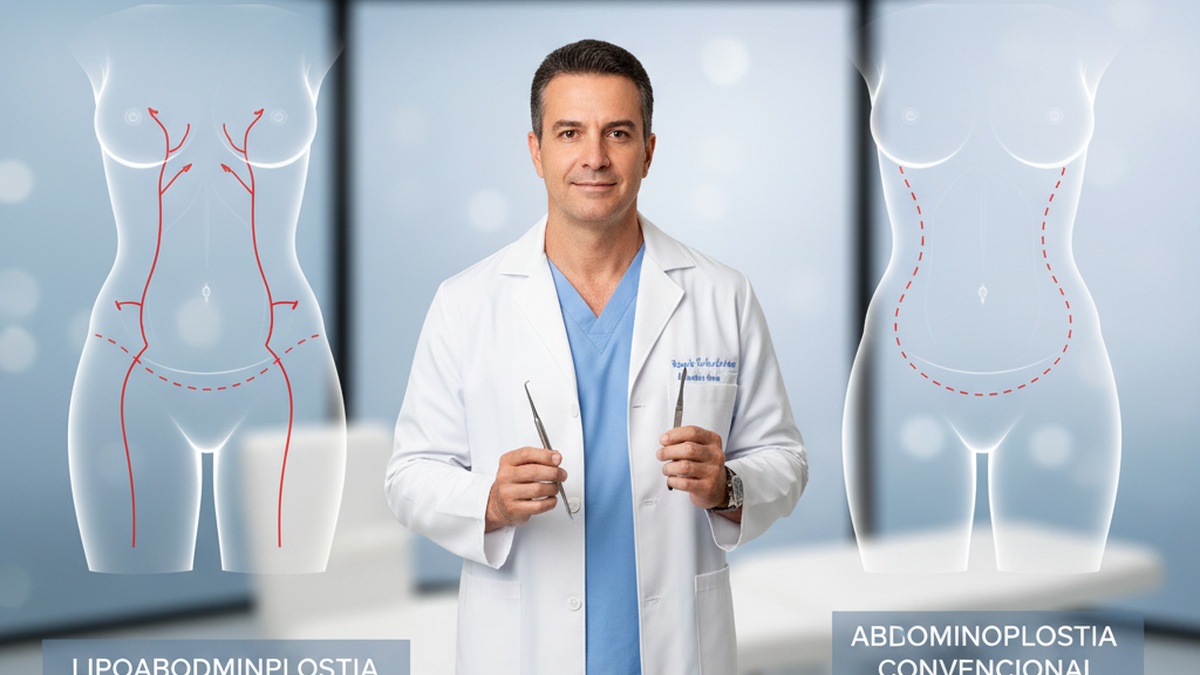 Imagem de Lipoabdominoplastia - Comparativo Completo: Lipoabdominoplastia vs Abdominoplastia Convencional