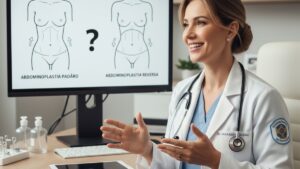 Imagem de Abdominoplastia - Diferença entre abdominoplastia padrão e reversa: qual escolher?