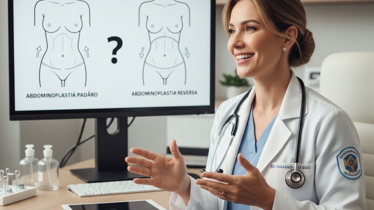 Imagem de Abdominoplastia - Diferença entre abdominoplastia padrão e reversa: qual escolher?