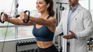 Imagem de Mamoplastia Redutora - Exercícios Pós-Mamoplastia Redutora: Fortalecendo o Peitoral com Segurança