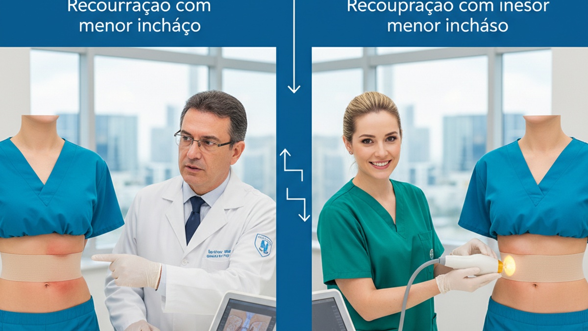 Imagem de Lipo Full 4T - Lipo Full 4T vs Lipo a Laser: Qual Tem Menor Inchaço?
