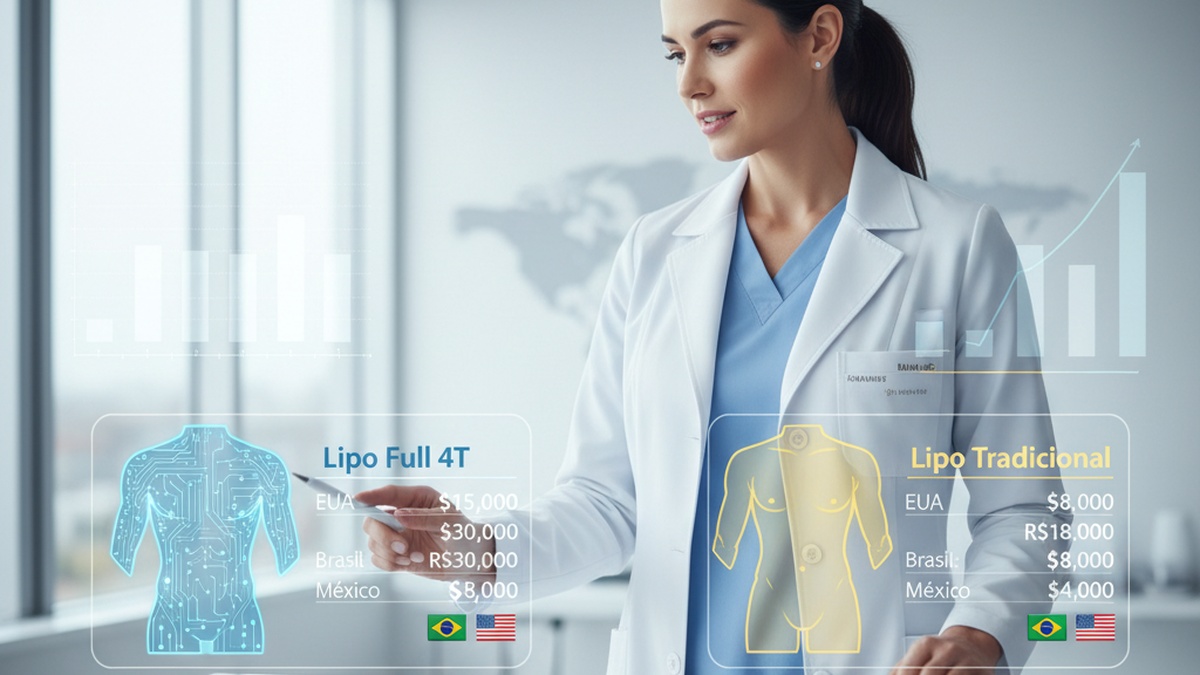Imagem de Lipo Full 4T - Lipo Full 4T vs Tradicional: Comparação de Custos em Diferentes Países