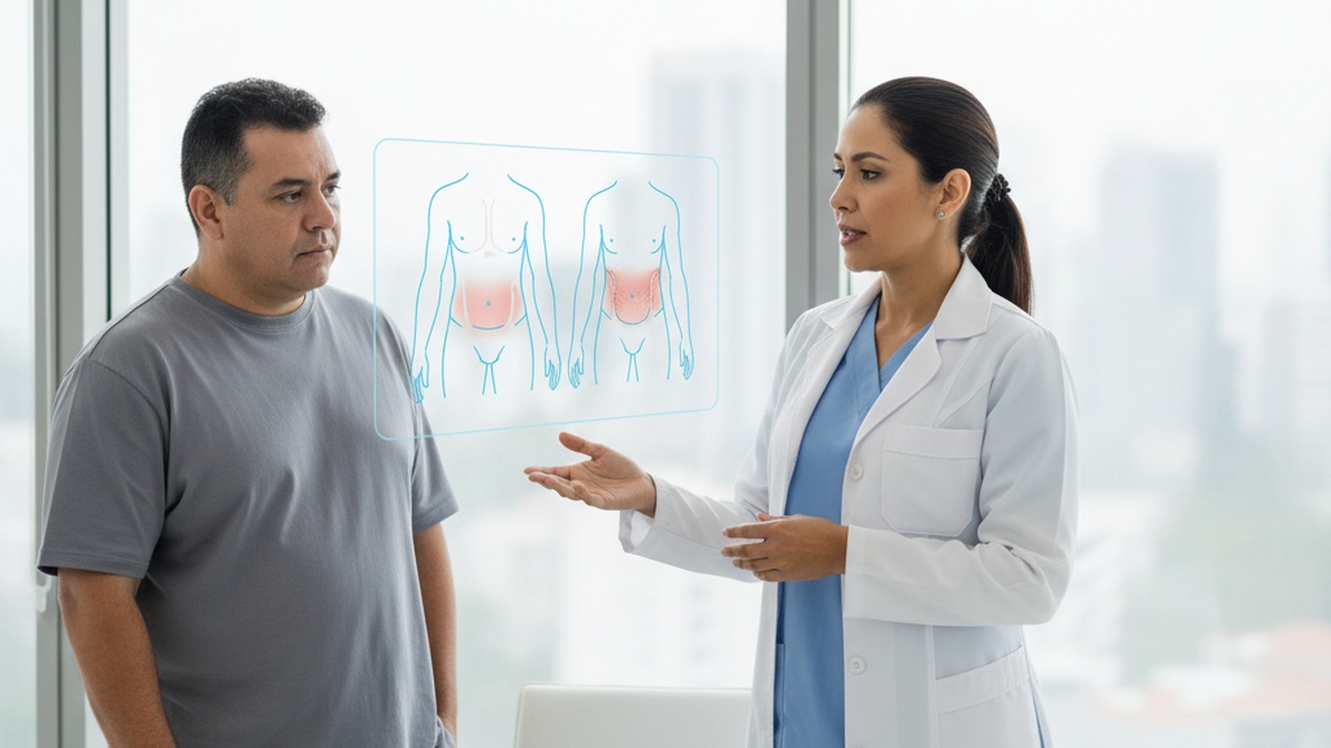 Imagem de Lipoabdominoplastia - Lipoabdominoplastia e Obesidade: Riscos e Preparação Necessária para Pacientes com IMC Alto
