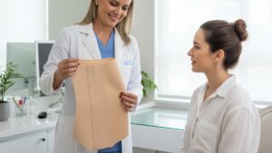 Imagem de Mamoplastia Redutora - Mamoplastia Redutora: O que Esperar do Uso de Cintas Pós-Operatórias