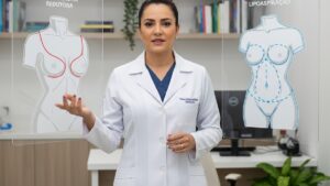 Imagem de Mamoplastia Redutora - Mamoplastia Redutora vs. Lipoaspiração: Qual é a Melhor Opção?