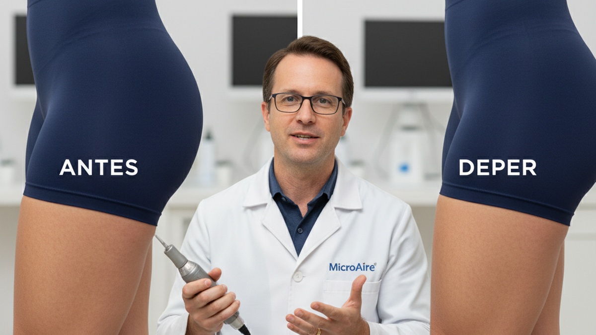 Imagem de Tecnologias - MicroAire para Coxas: Comparativo Detalhado de Antes e Depois