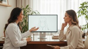 Imagem de Mamoplastia Redutora - Primeira Consulta de Mamoplastia Redutora: Perguntas Essenciais para um Atendimento Segur...