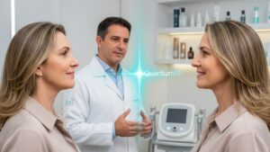 Imagem de Tecnologias - QuantumRF para Papada: Análise Detalhada de Antes e Depois